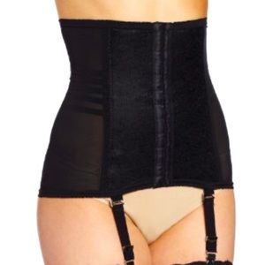 Rago shapewear style 21 waist shaper with garters